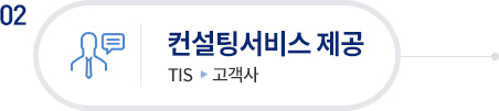 2.컨설팅 서비스 제공(TIS-고객사)
